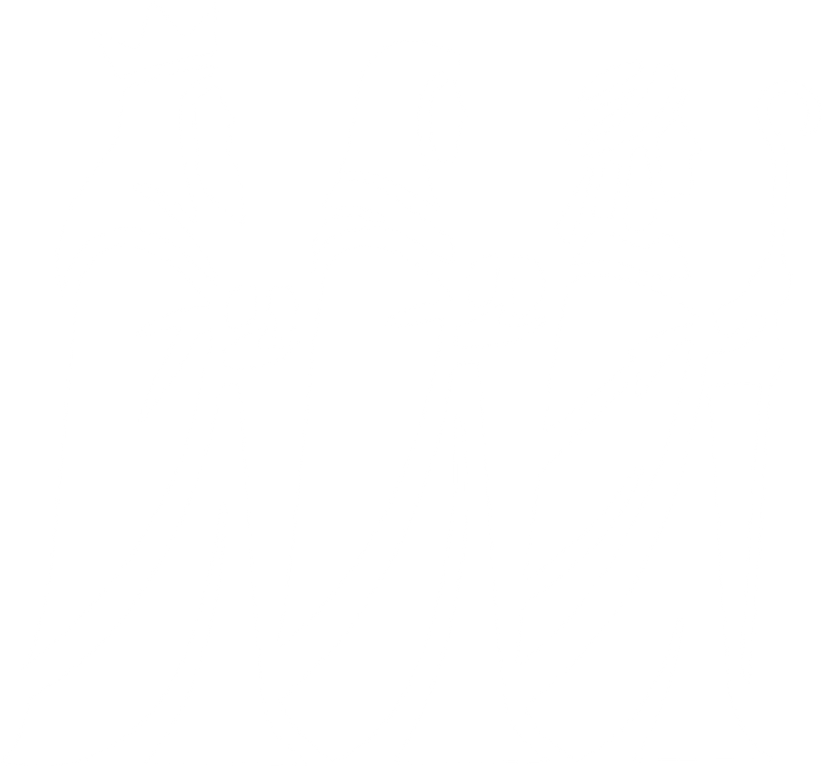 Siluetas de los tres Reyes Magos de Oriente representados durante la celebración de la Epifanía