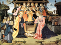 Tarjeta de Navidad con la Adoración de los Pastores de Bartolomeo Caporali, óleo sobre tabla del siglo XV, modelo 58
